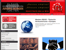 Tablet Screenshot of emancipacionjuvenilburgos.com